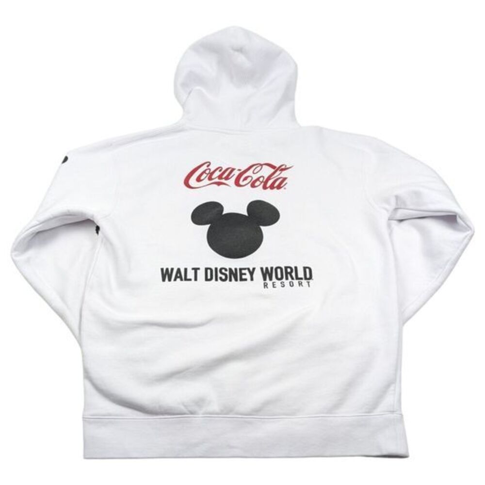 Walt Disney World Resort Coca-Cola Hoodie White Mickey Mouse‎ Pullover
